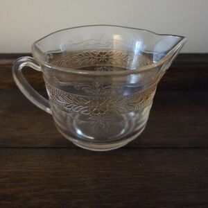 Depression Glass MacBeth-Evans Stippled Rose Band